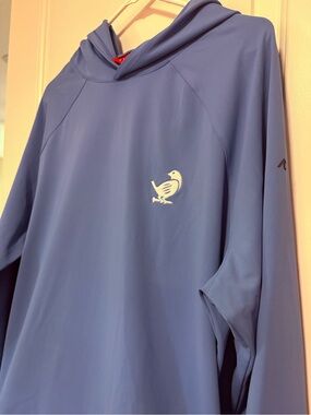 ⛳️⛳️ Redvanly Mens Blue Hoodie with White “Birdie” Logo 🏌️🏌️